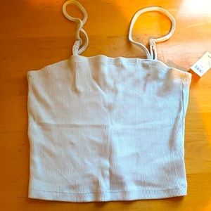 NWT Aerie: Size Small powdered blue crop top